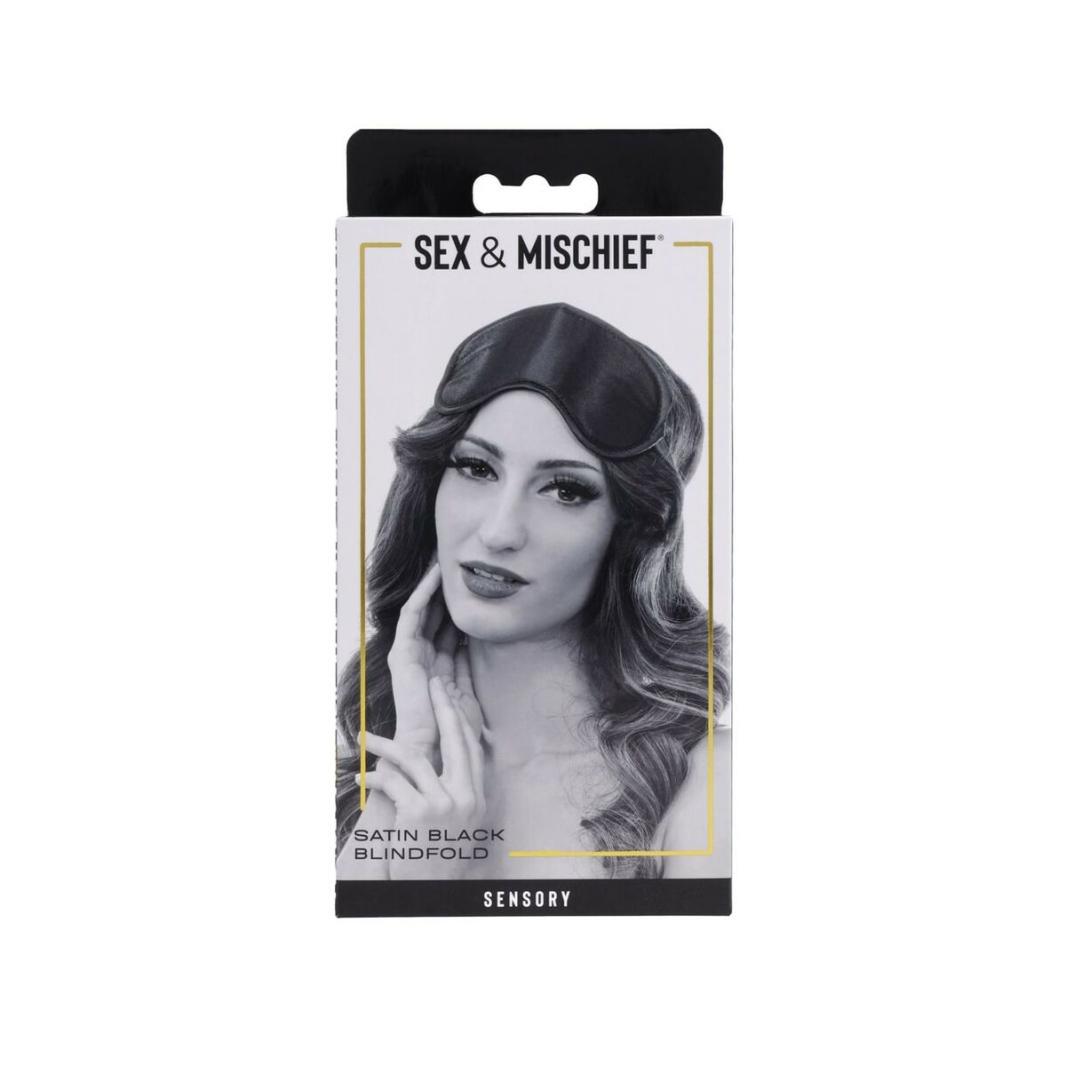 Satin Blindfold Black Sex & Mischief SS10001