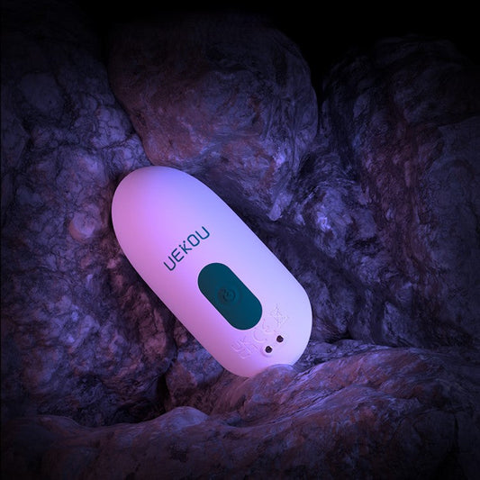 UEKOU White Shark Vibrating Male Masturbator App Controlled